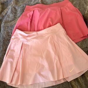 Two Nike golf or tennis skirts. Worn once each.